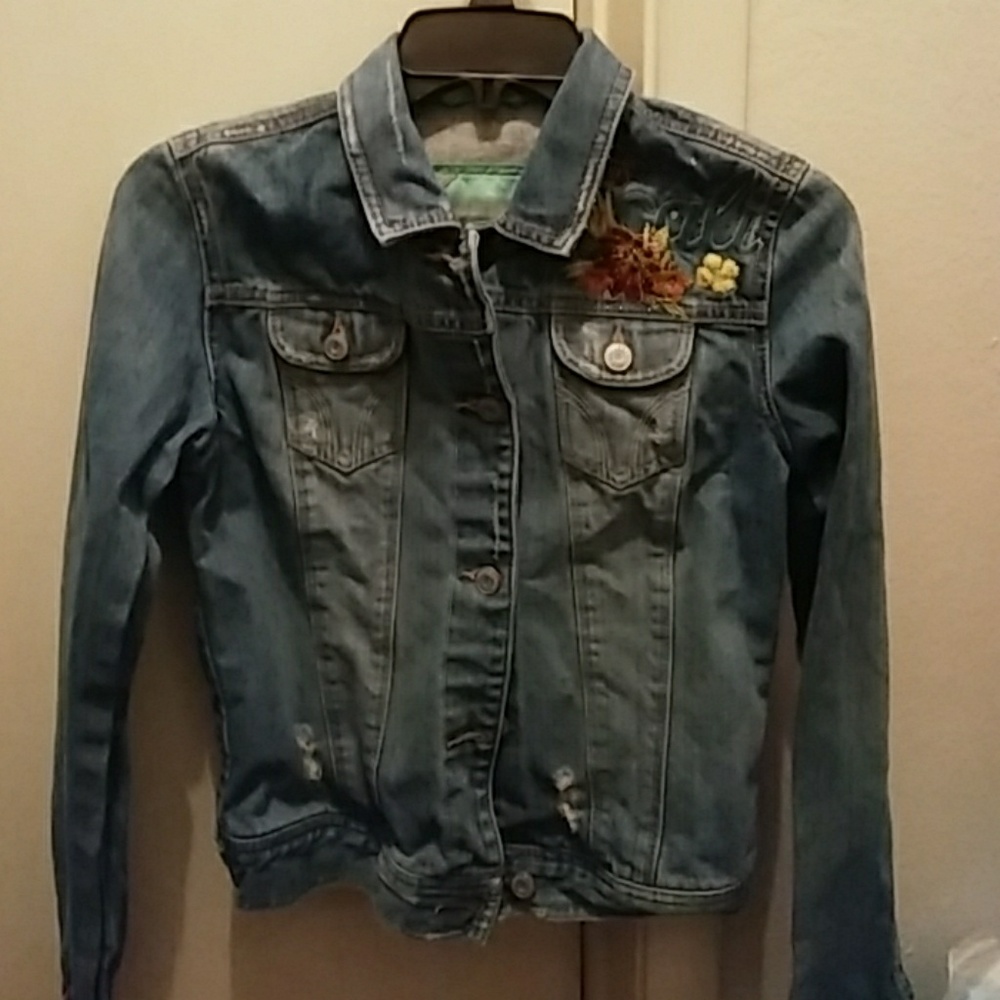 Gently used Hollister Jean Jacket Size M